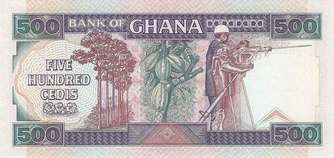 500 Cedis 1994 p28c